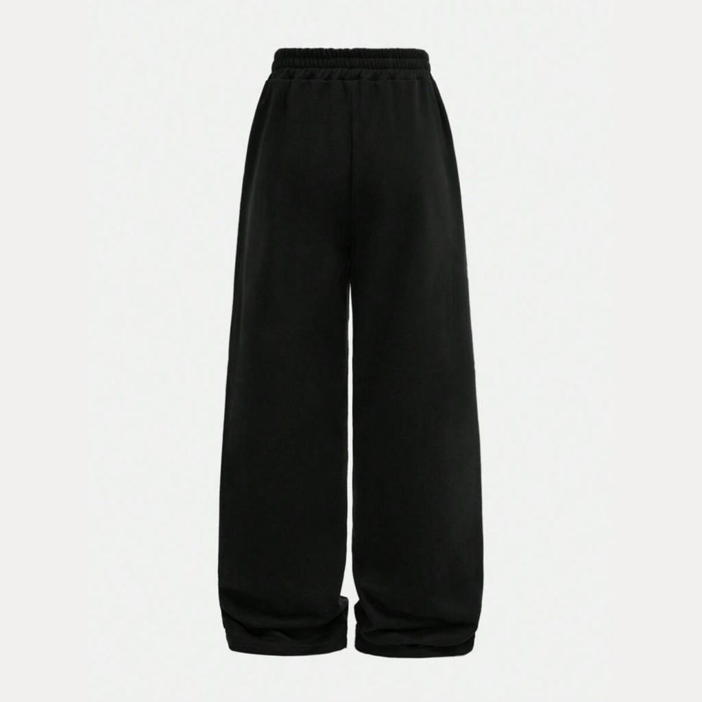 Luplu Wide-Leg Sweatpants | Black
