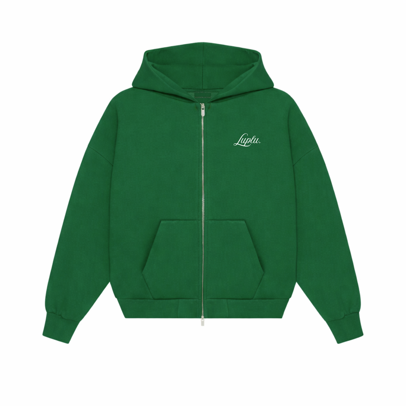 Luplu Essential Zip Hoodie | Green