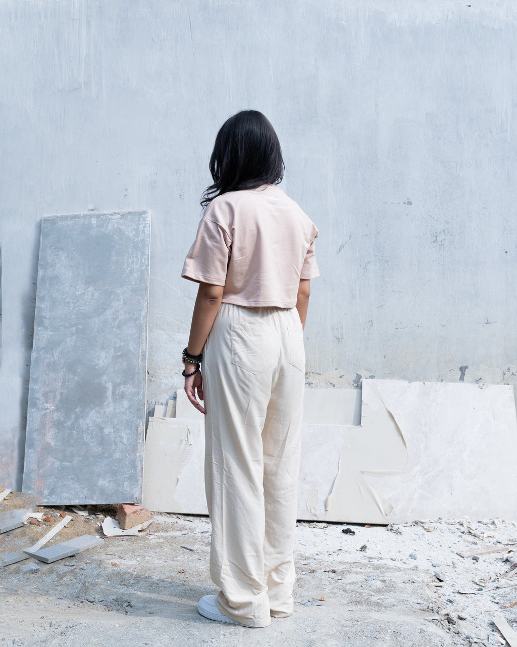 breathe crop | beige