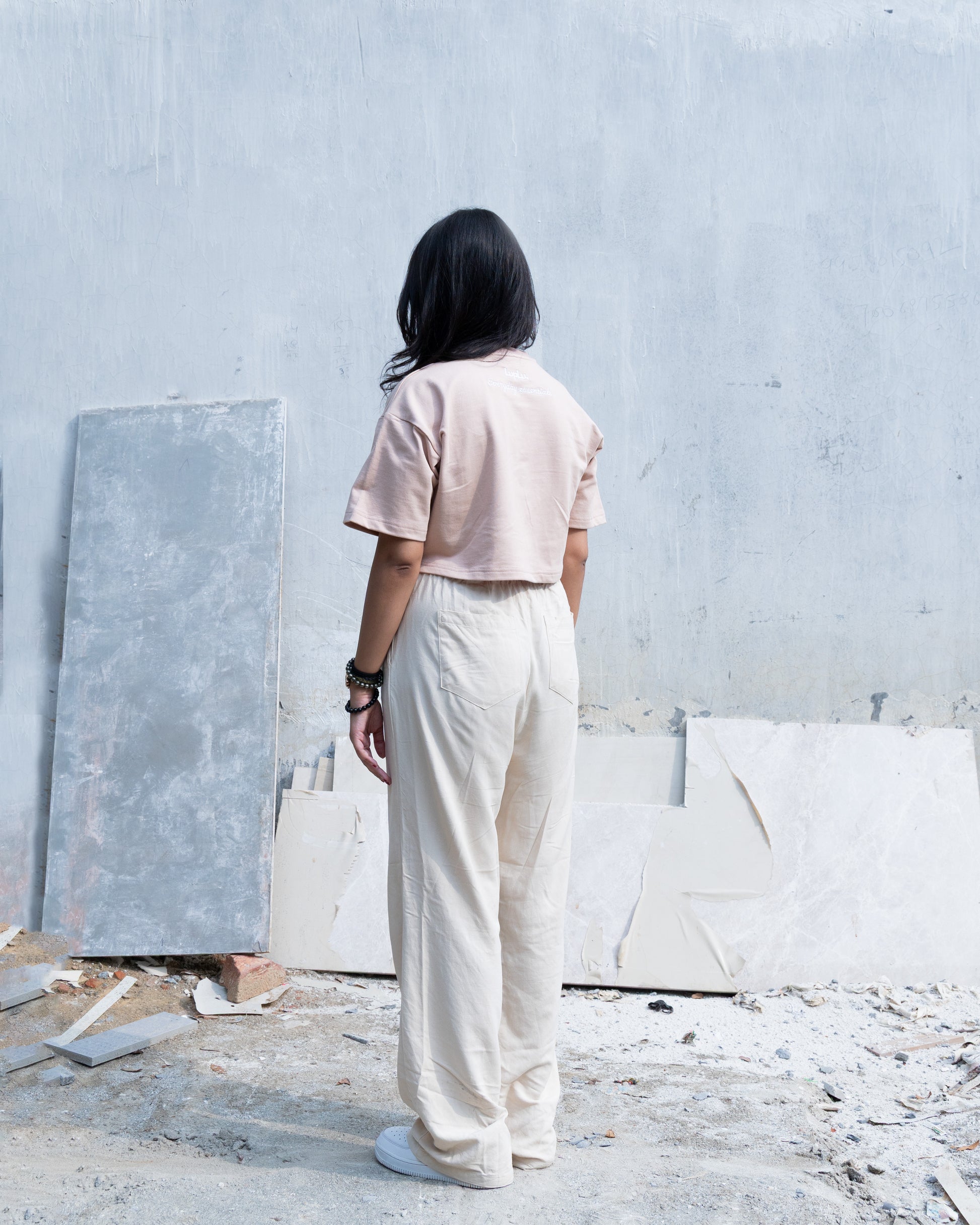 breathe crop | beige