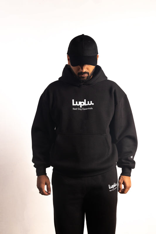 Rest Day Hoodie - Black