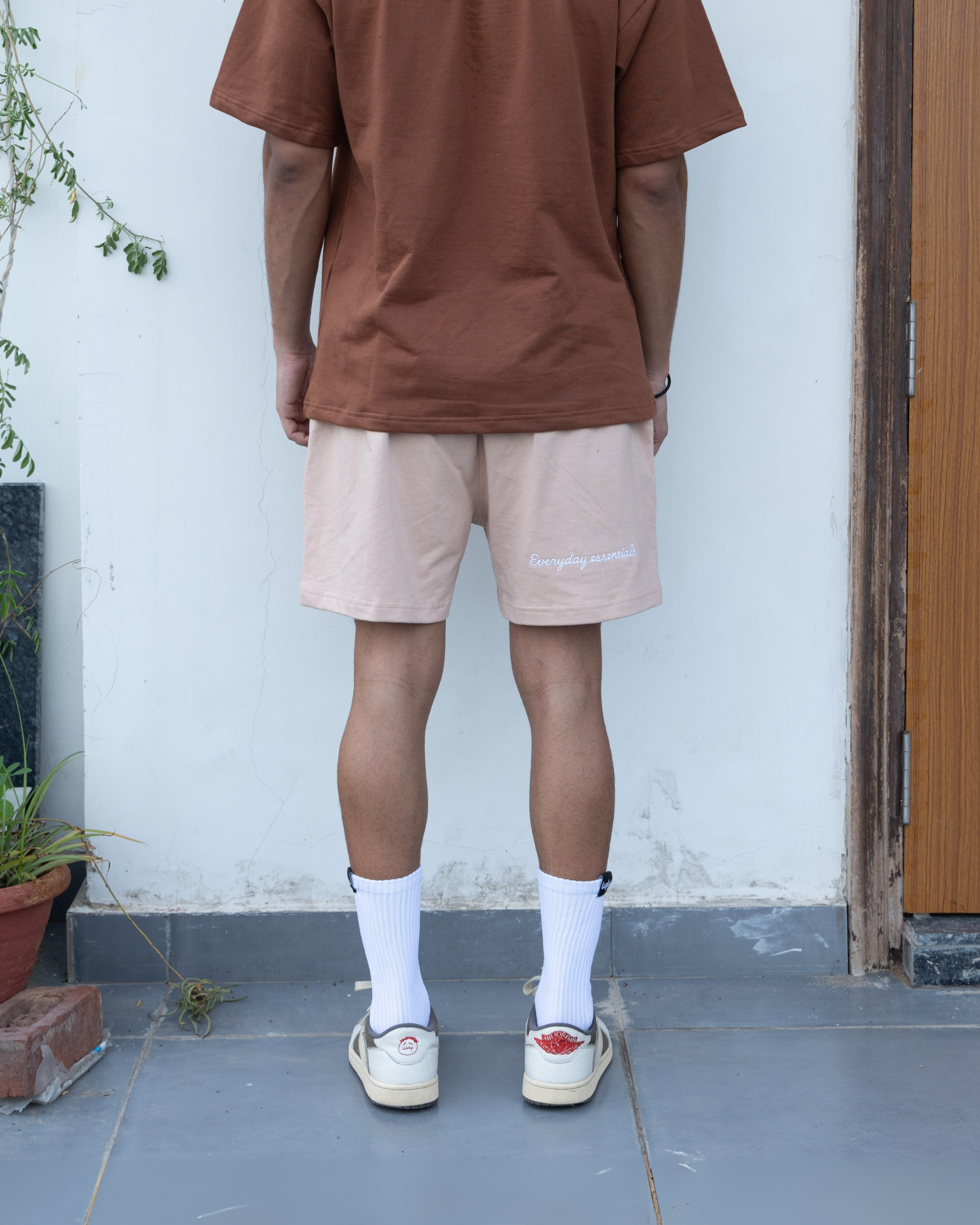 loop shorts | beige