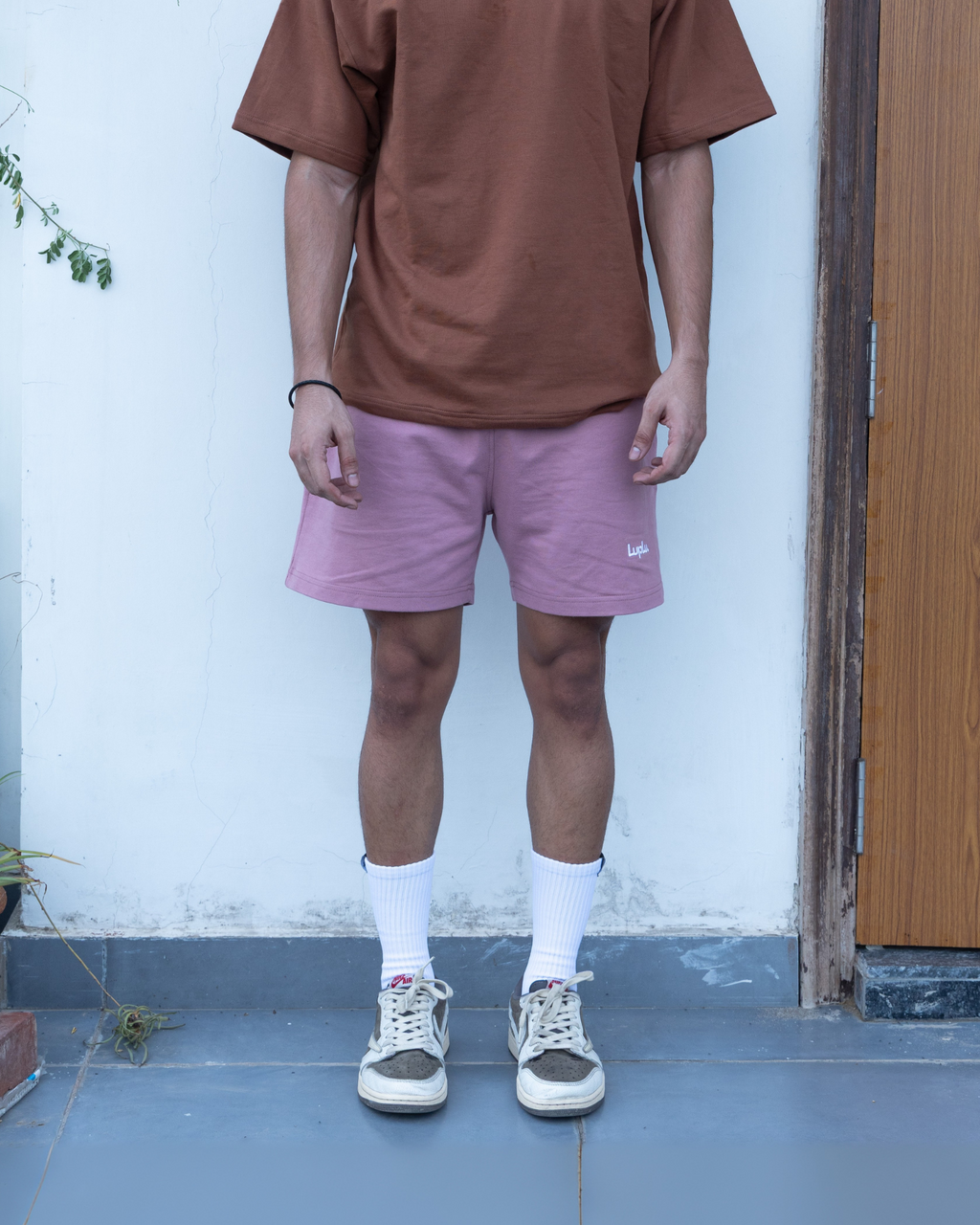 loop shorts | pink