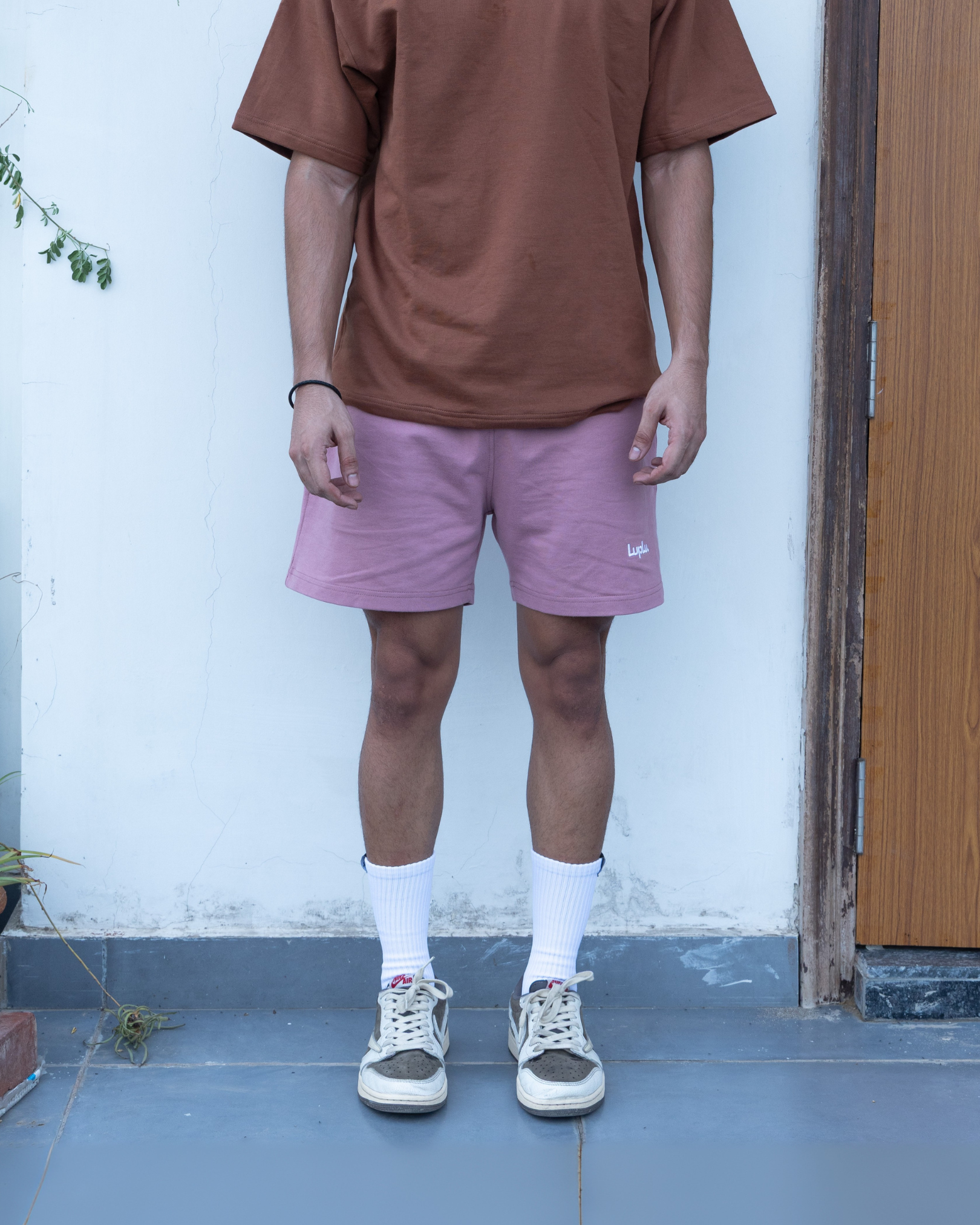 loop shorts | pink